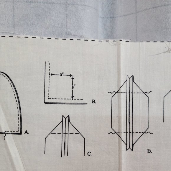 "Little Deer" Indian Doll Southwestern Cut&Sew Craft Fabric Panel TURQUOISE VTG! - Picture 7 of 12